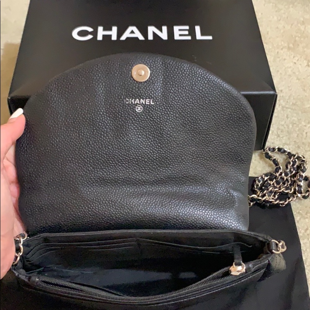 Sold!!! Chanel WOC Timeless CC leather Cross - Picture 5 of 8